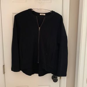 Black Madewell zip sweater